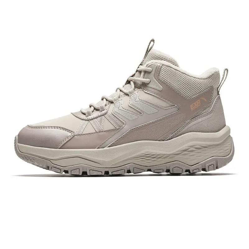 Anta Mountain Exploration Leather Upper, Fleece Lined Lining, Winter Temperature Lock, Versatile Comfortable