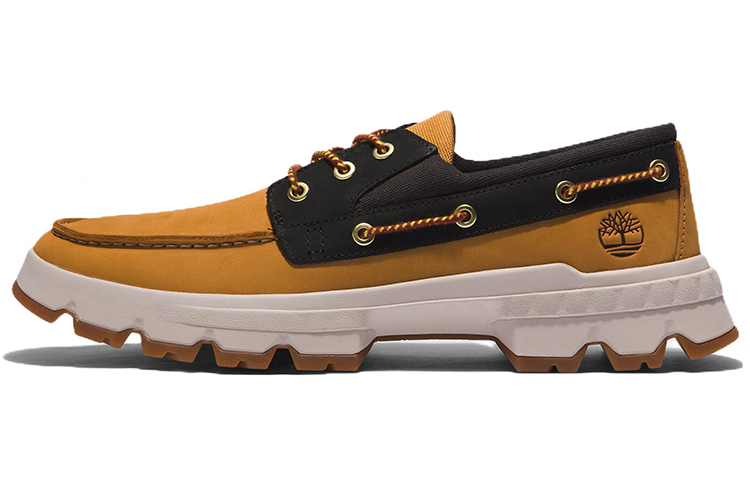 Мужские туфли Timberland Moc-Toe (черно-коричневые)