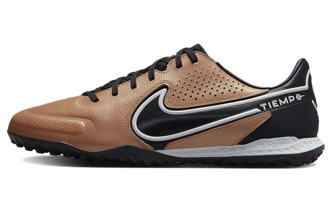 Nike React Tiempo Legend 9 Pro TF Soccer Shoes Gold Black