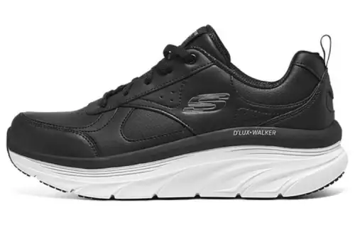Skechers D'lux Walker Comfortable Low top Casual Shoes Women's Black White