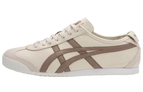 Onitsuka Tiger MEXICO 66 Comfortable Slip Resistant Low top Casual Shoes Unisex Beige Brown