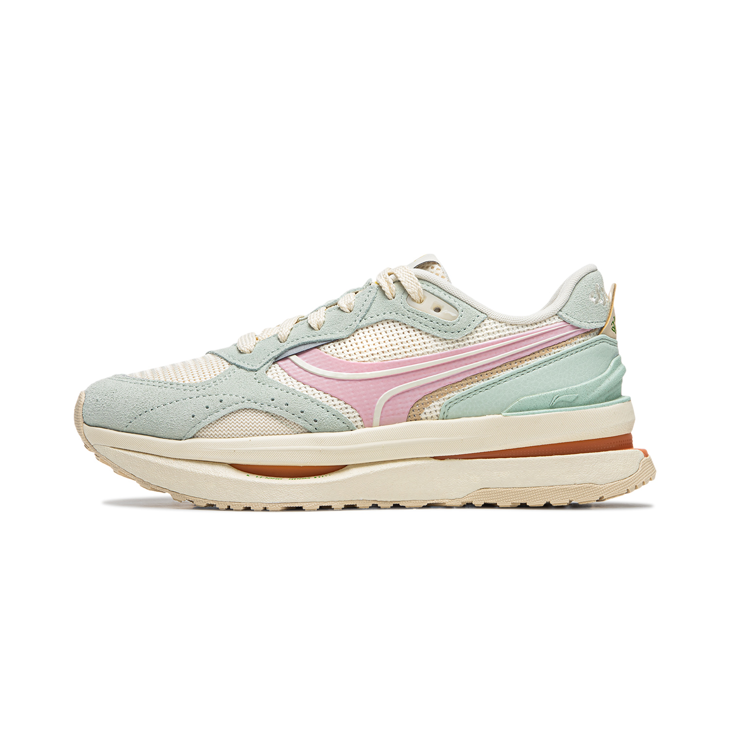 Li Ning Zhongning M1000 Cushioning Slip Resistant Abrasion Resistant Breathable Support Rebound Low top Casual Shoes