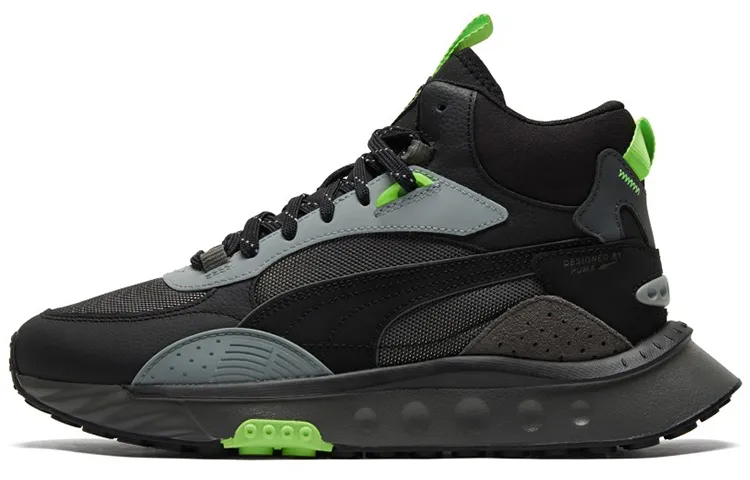 Puma Wild Rider Mid Black Dark Shadow