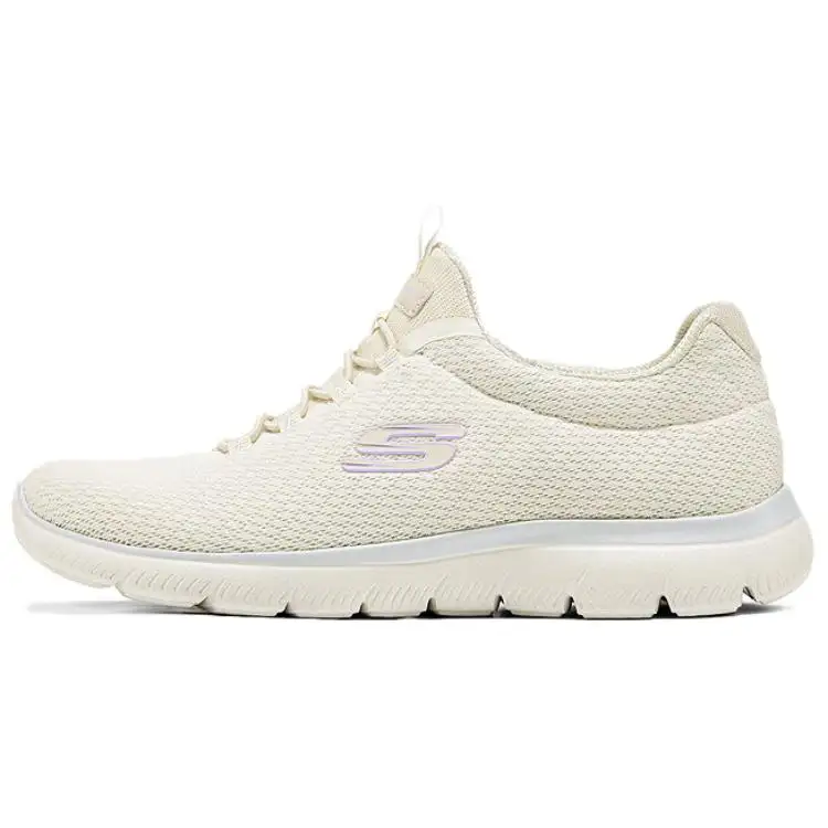 Skechers Summits Abrasion Resistant Breathable Abrasion Resistant Breathable Low top Casual Shoes Women's Beige