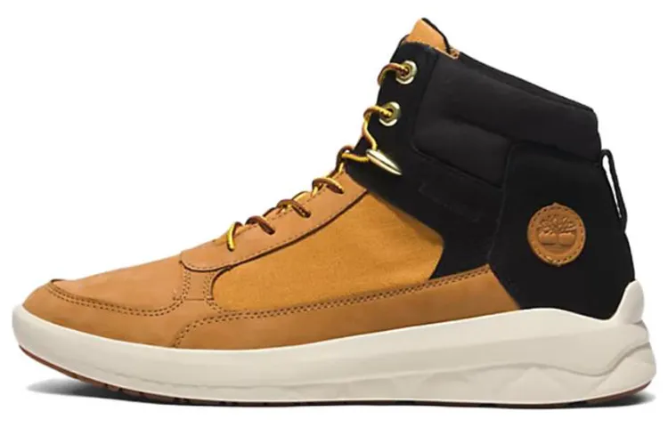 Timberland Bradsreet Ultra Chukka Slip Resistant Abrasion Resistant High top Sports Casual Shoes Earth Yellow