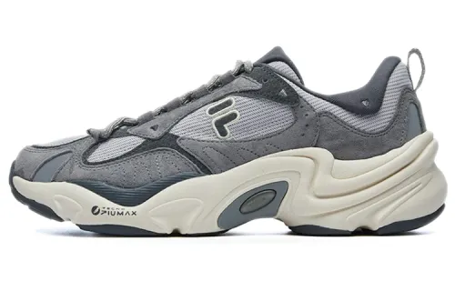 FILA FUSION HERITAGE RUNNING Sports Life Collection Retro Sports Low top Casual Shoes Men's Gray