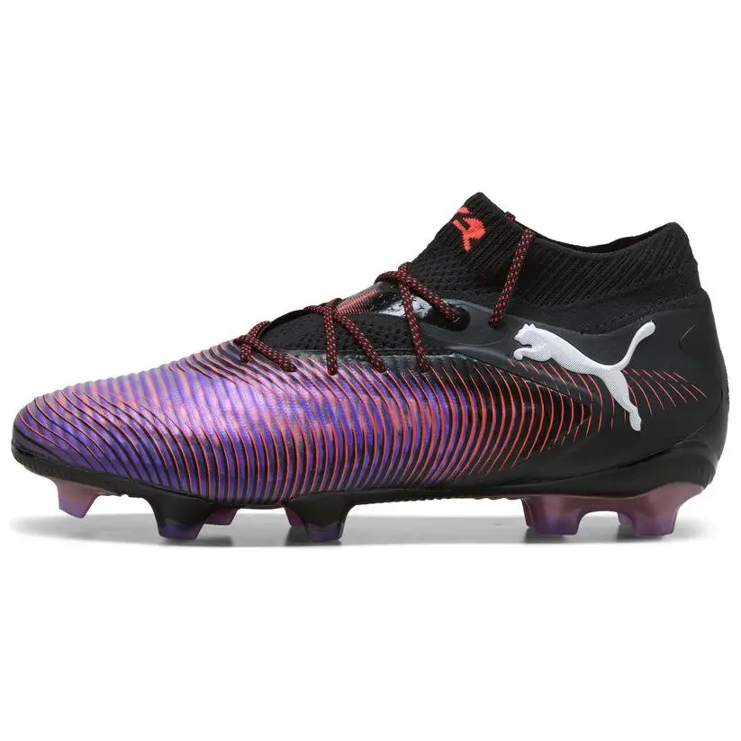 PUMA FUTURE 8 FG Firm Ground Artificial Turf Abrasion Resistant Soccer Shoes Unisex Black