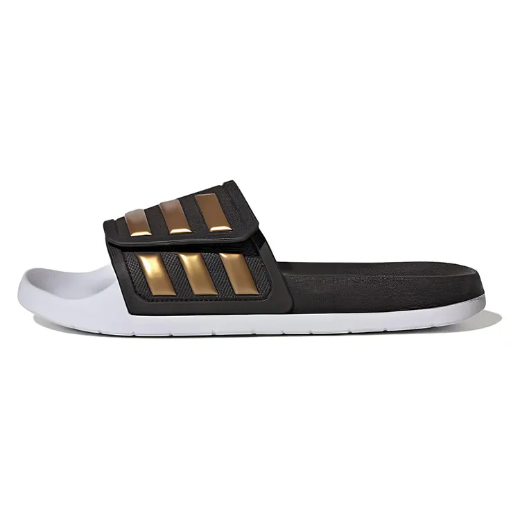 Adidas Adilette Comfortable And Trendy EVA Slide Slippers Men's Black