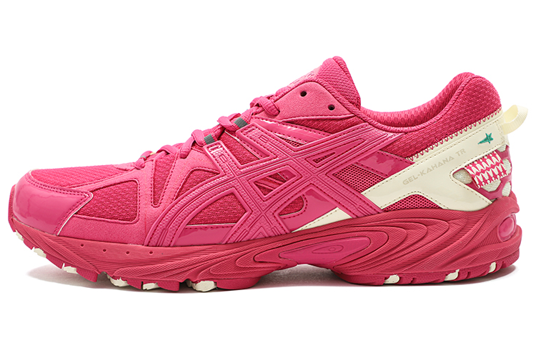 8ON8 x Asics Gel-Kahana TR fabric synthetic leather, trendy and versatile, low-top lifestyle casual shoes, same style for men and women, rose red