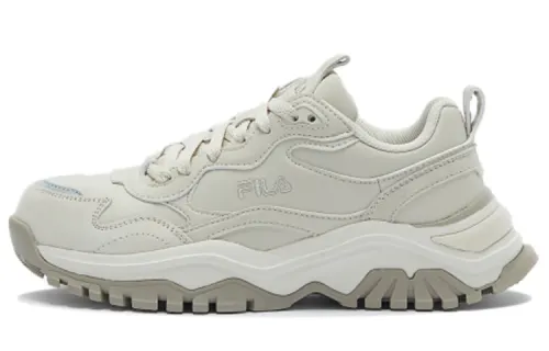 FILA Casual Shoes Unisex Low Top Beige Gray