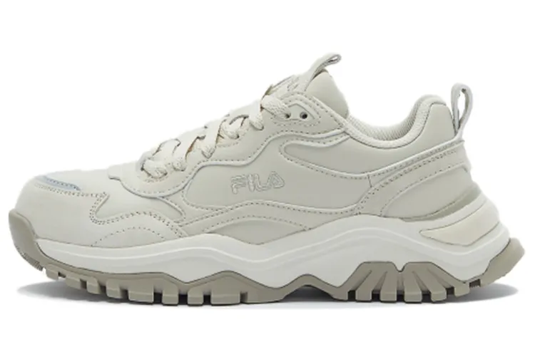 FILA Casual Shoes Unisex Low Top Beige Gray
