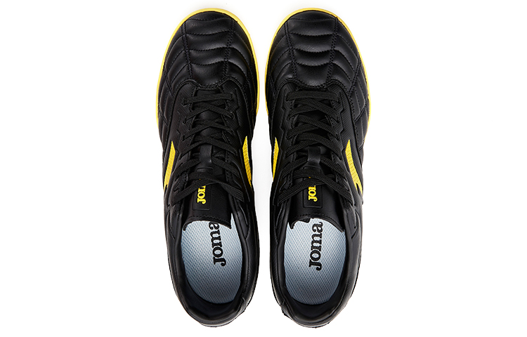Joma Liga T1 Tf Turf Slip Resistant Abrasion Resistant Soccer Shoes Men's Black Yellow