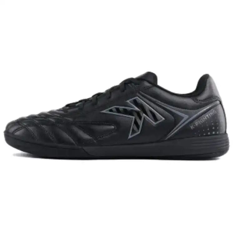 KELME AG Artificial Ground Synthetic Leather Slip Resistant Abrasion Resistant Soccer Shoes Men's Black