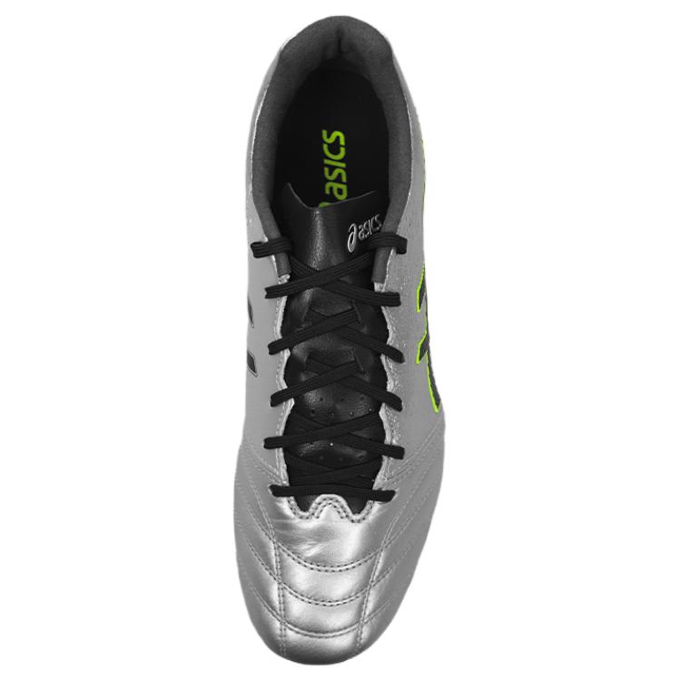 ASICS AG Artificial Ground Kangaroo Leather Cushioning, Wear Resistant Soccer Shoes Unisex Silver Gray