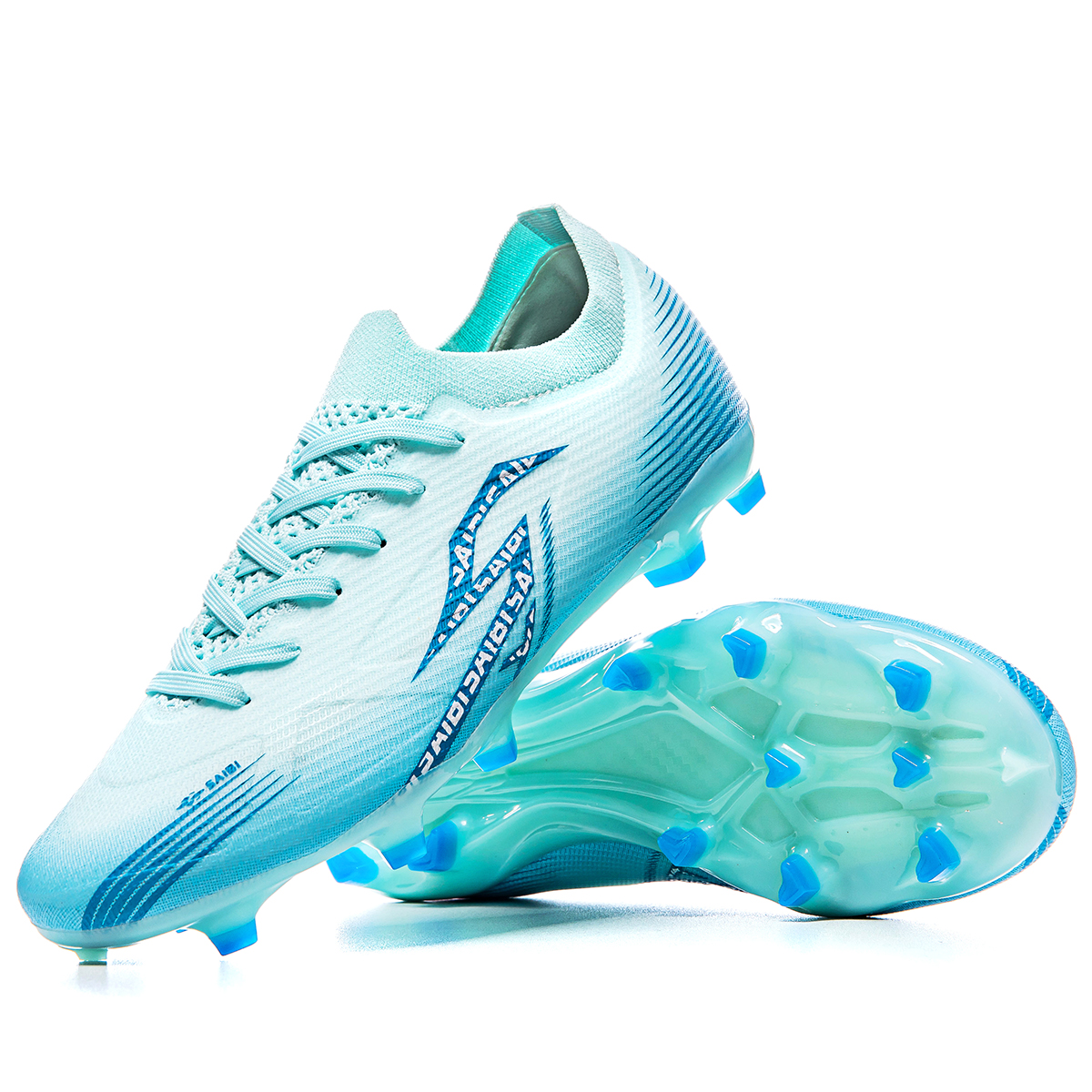 Saibi AG Artificial Ground FG Firm Ground Fabric Soccer Shoes Unisex
