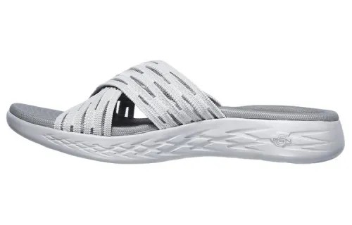 Skechers ON THE GO Slide Slippers Women's Gray/White Color