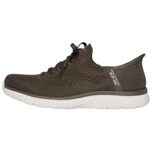 Skechers Slip Ins Comfortable And Lightweight Low top Casual Shoes Women's Olive Green