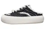Li Ning Cream Puff Mule Slip Resistant Low top Sports Casual Shoes Women's Black White