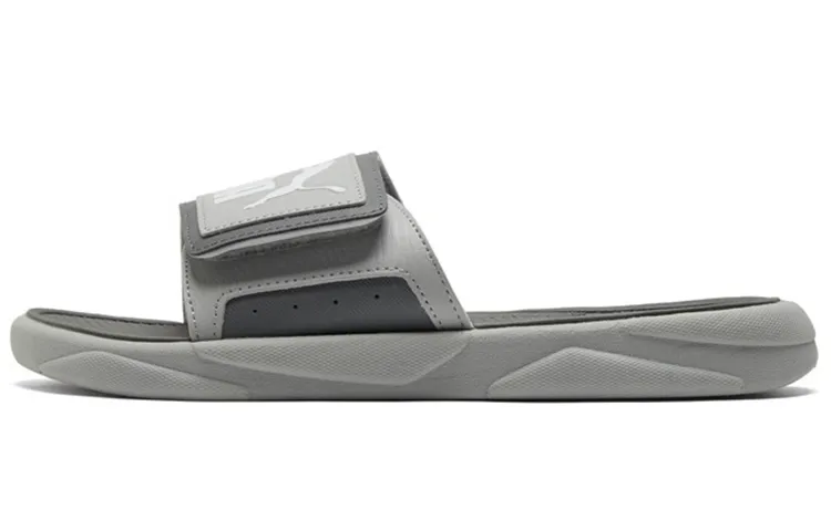 PUMA Royalcat Comfortable And Breathable Odor Resistant Slide Slippers Unisex Iron Gray
