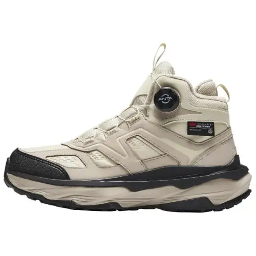 Anta Yueliang 2 Fleece Lined Trendy Minimalist Style Slip Resistant Abrasion Resistant High top Casual Shoes Men's