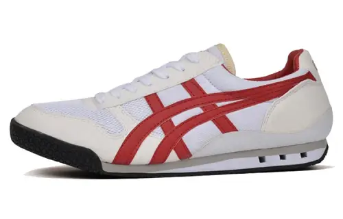 Onitsuka Tiger Ultimate 81 Cushioning Slip Resistant Abrasion Resistant Low top Casual Shoes Unisex Red White
