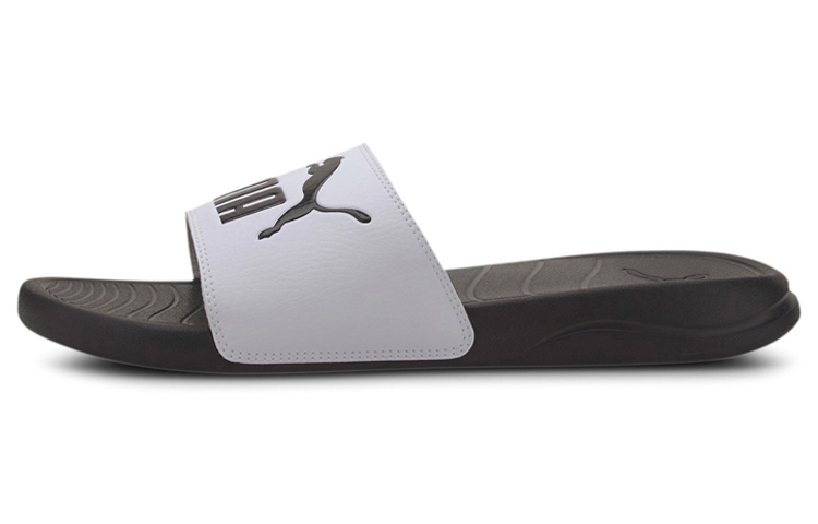 PUMA Puma Popcat 20 waterproof rubber sole flip-flops for men and women, black and white