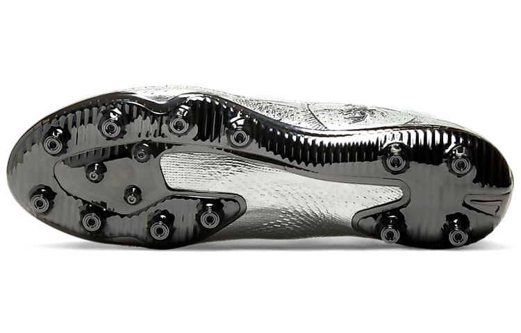 Бутсы Nike Phantom GT Elite SE AG-PRO (серо-серебристые) — Серый / серебристый — фото 6
