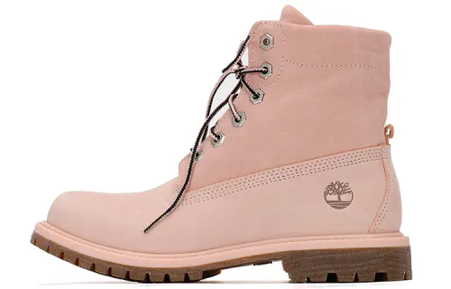 Timberland Combat Boots Women's Light Pink