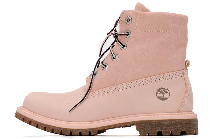 Timberland Combat Boots Women's Light Pink