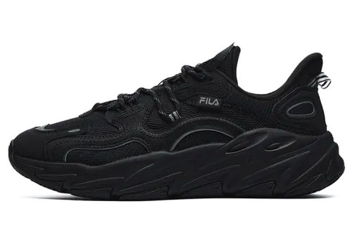 FILA Wave Low Top Shoes 'Black' Women's