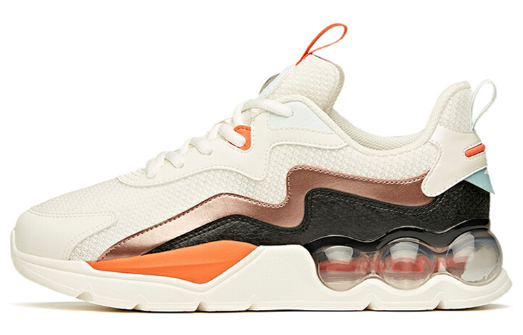 Anta Life Collection Textile, Synthetic Leather Cushioning Slip Resistant Abrasion Resistant Breathable Low top