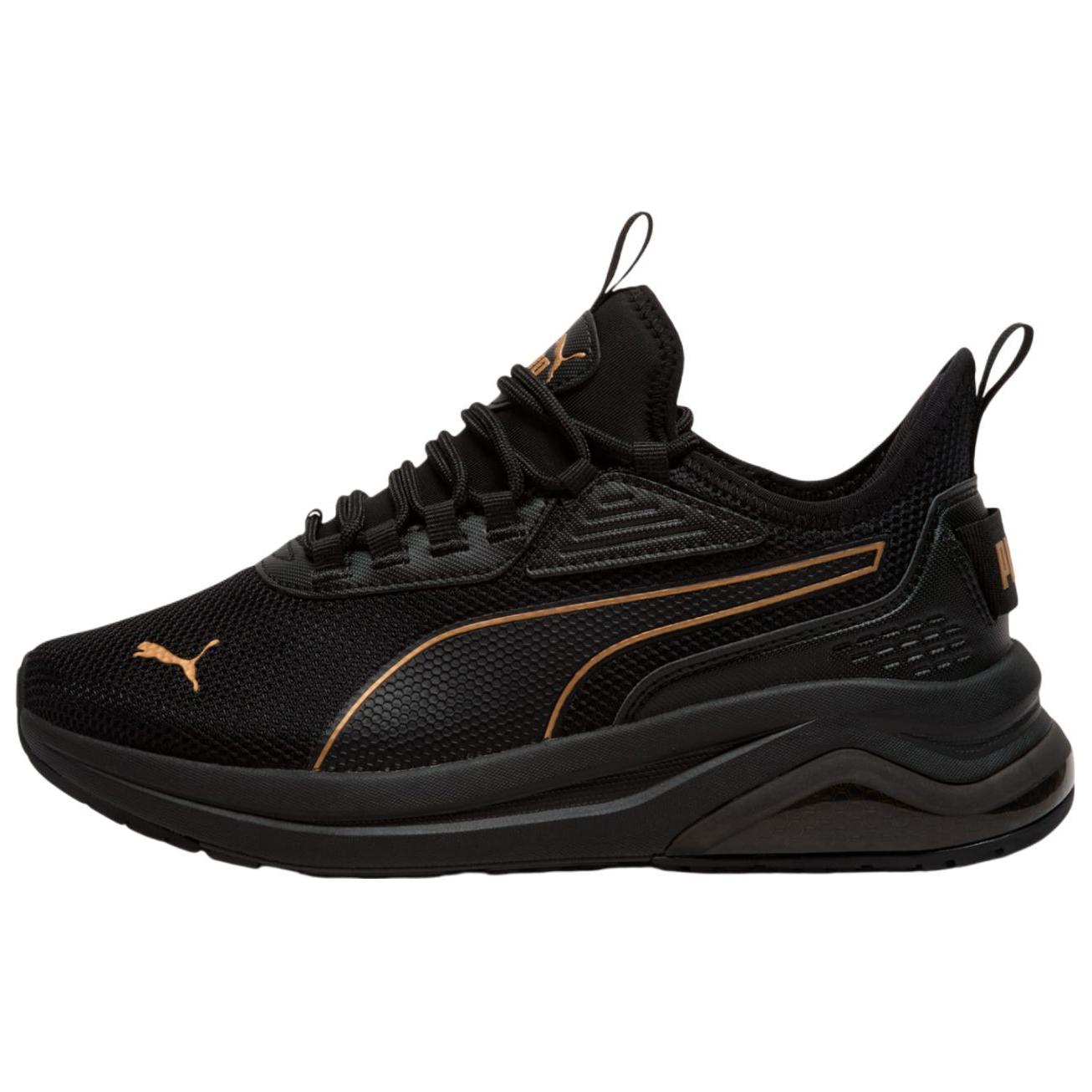 PUMA Amplifier Low top Casual Shoes Women's Black Gold