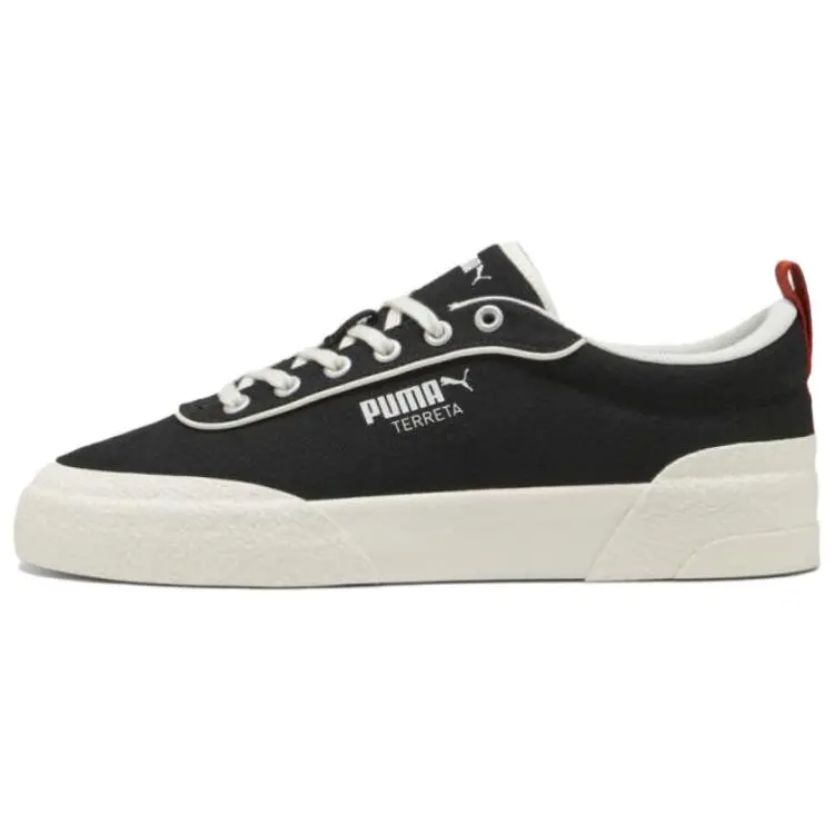 PUMA Terreta Fabric Breathable Low top Casual Shoes Unisex Black White