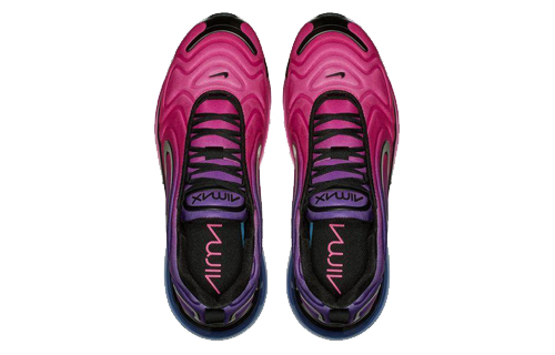 Женские кроссовки Nike Air Max 720 Sunset (розово-фиолетовые) — фото 2