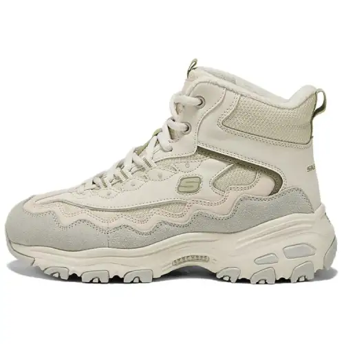 Skechers D'Lites 1.0 Abrasion Resistant High top Casual Shoes Women's Taupe