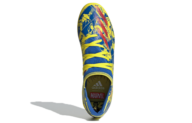 Мужские бутсы adidas ULT.3 Multi-Ground (сине-желтые) — Синий / жёлтый — фото 5