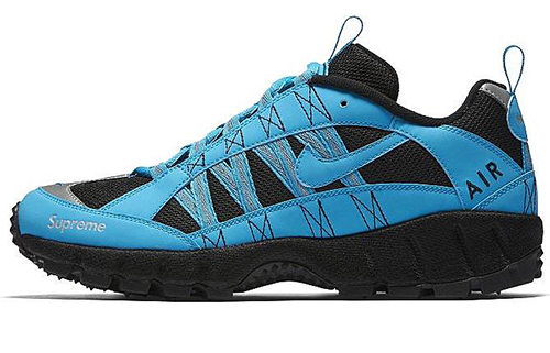 Мужские кроссовки Supreme Supreme x Nike Air Humara 17 (сине-черные)