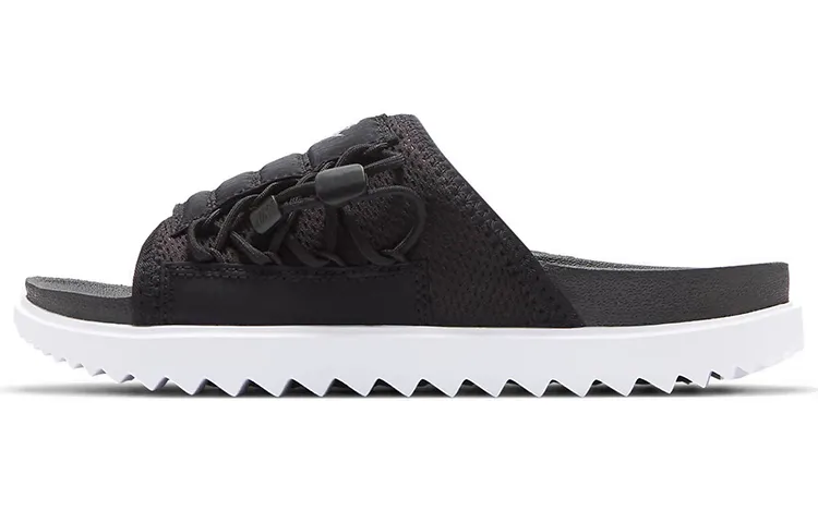 Nike Asuna Rubber Sole Quick Dry Quick Dry Slide Slippers Women's Black White