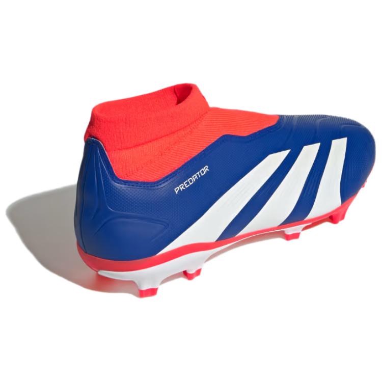 Adidas Predator League Laceless Fg Lucid Blue Cloud White Solar Red