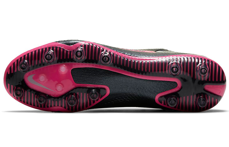 Футбольные бутсы Nike Phantom GT Elite AG-Pro (черно-розовые) — фото 6