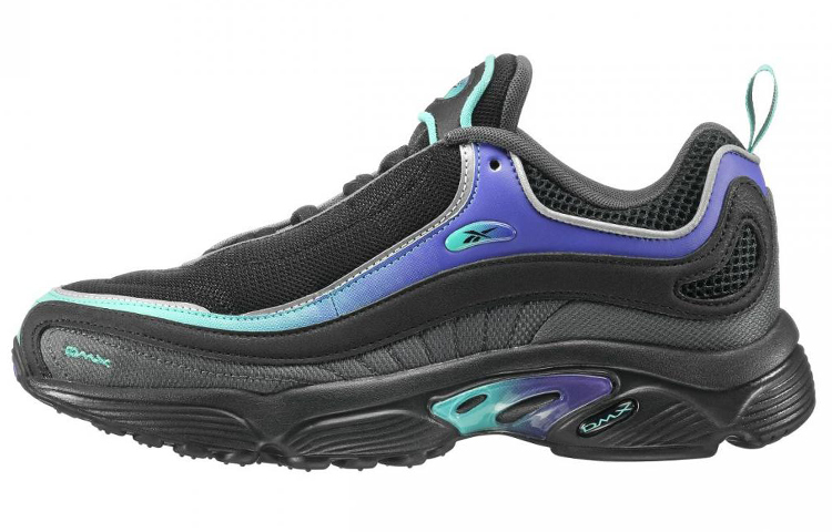 Reebok Daytona DMX Casual Shoes Unisex Low Top Black/Purple
