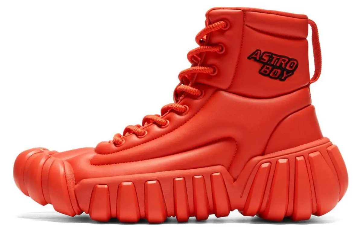Onitsuka Tiger X Astro Boy Dentigre Puff Boot 'Fiery Red'