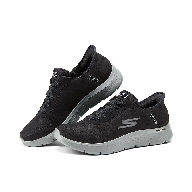 Skechers Go Walk Fle Abrasion Resistant Abrasion Resistant Low top Casual Shoes Men’s Black