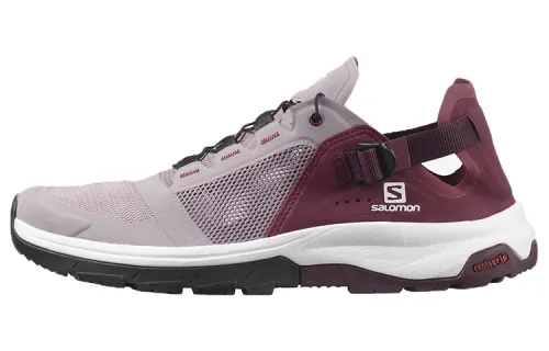 SALOMON Abrasion Resistant Low top Casual Shoes Women's Gray Purple