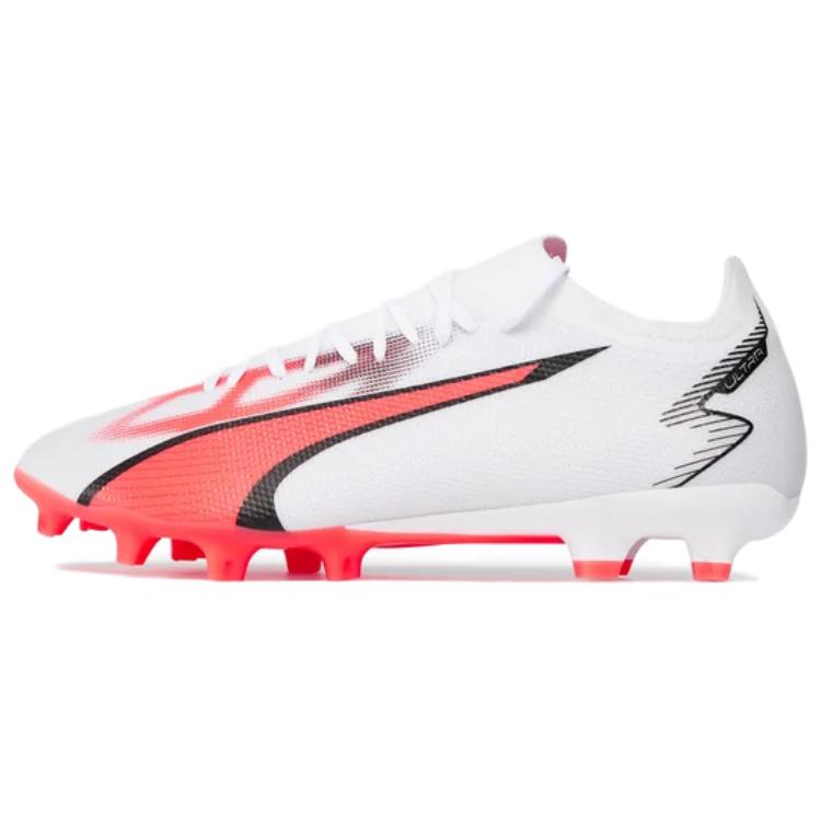 Мужские бутсы PUMA PUMA Ultra Match AGFG (бело-оранжевые)