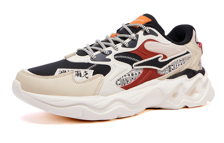Erke Chinese Fashion Trend Textile, Synthetic Leather Cushioning Abrasion Resistant Cushioning, Wear Resistant Low top