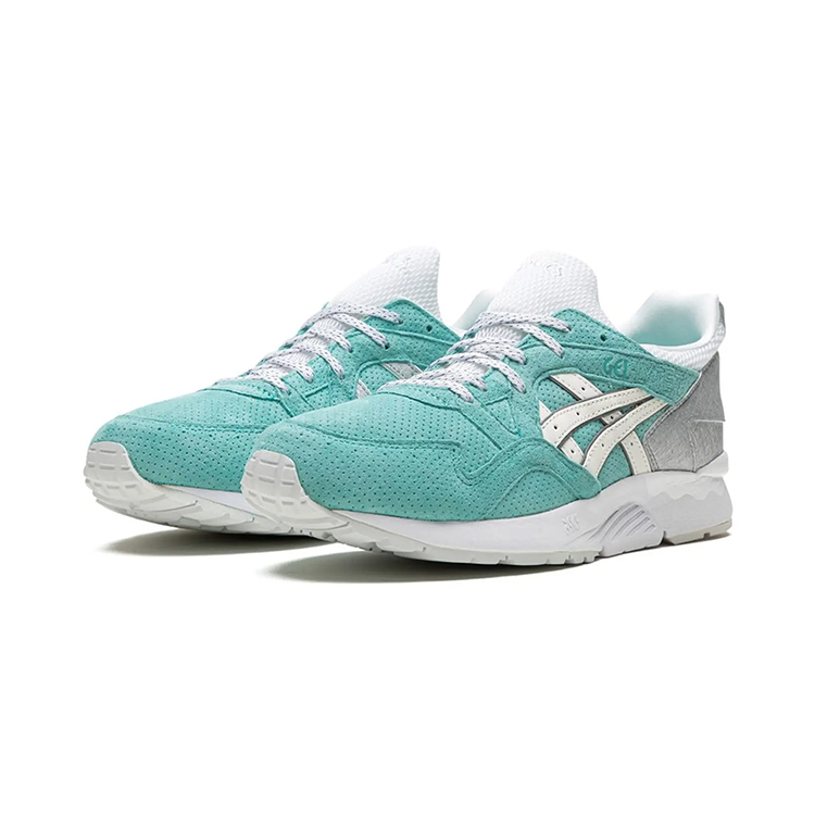 Кроссовки ASICS Gel-Lyte 5 (сине-серые) — 水蓝/白/灰色 — фото 3