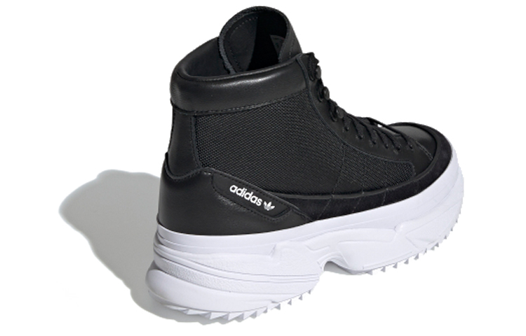 Женские ботинки adidas originals KIELLOR XTRA (черно-белые) — Чёрный / белый — фото 3