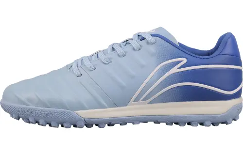 Li Ning Iron Soccer Shoes Men's Low Top Blue