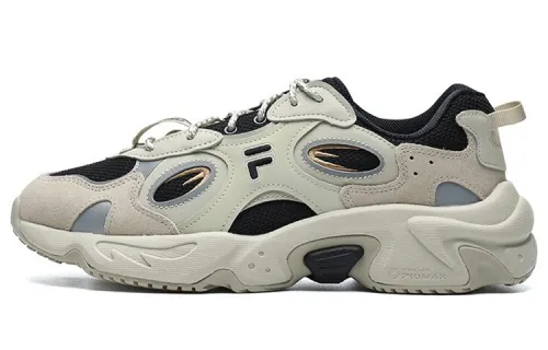 FILA FUSION Raccoon Comfortable Low top Casual Shoes Men's Gray Black